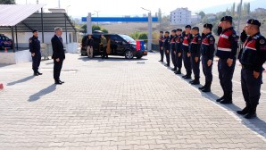 Vali Özkan’dan İlçe Jandarma Komutanlığı’na ziyaret