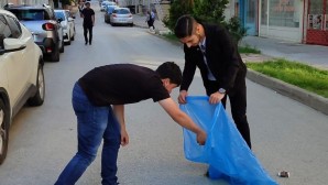 Alperen Ocaklarından çevre temizliği